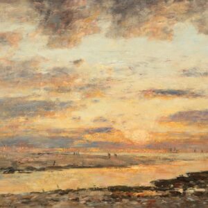 Environs of Trouville - by Eugène Boudin