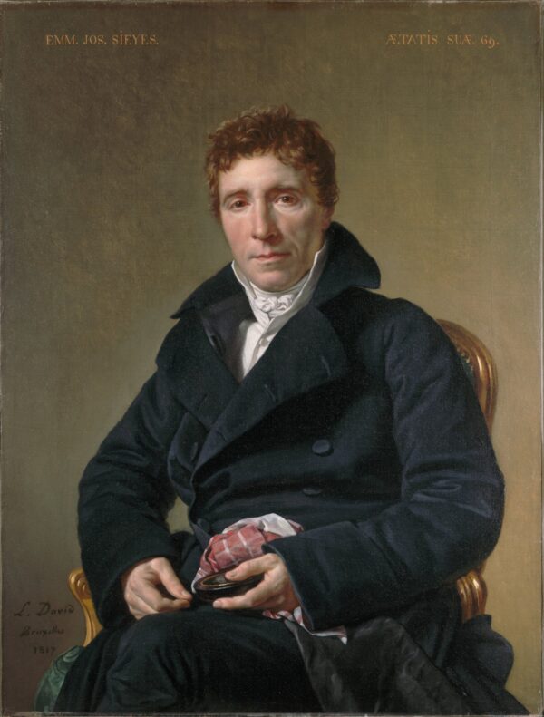 Emmanuel Joseph Sieyès (1748-1836) - by Jacques-Louis David
