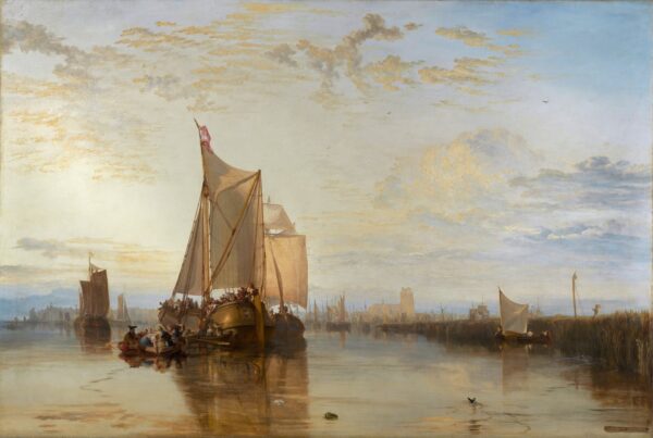 Dort or Dordrecht: The Dort packet-boat from Rotterdam becalmed - by J. M. W. Turner