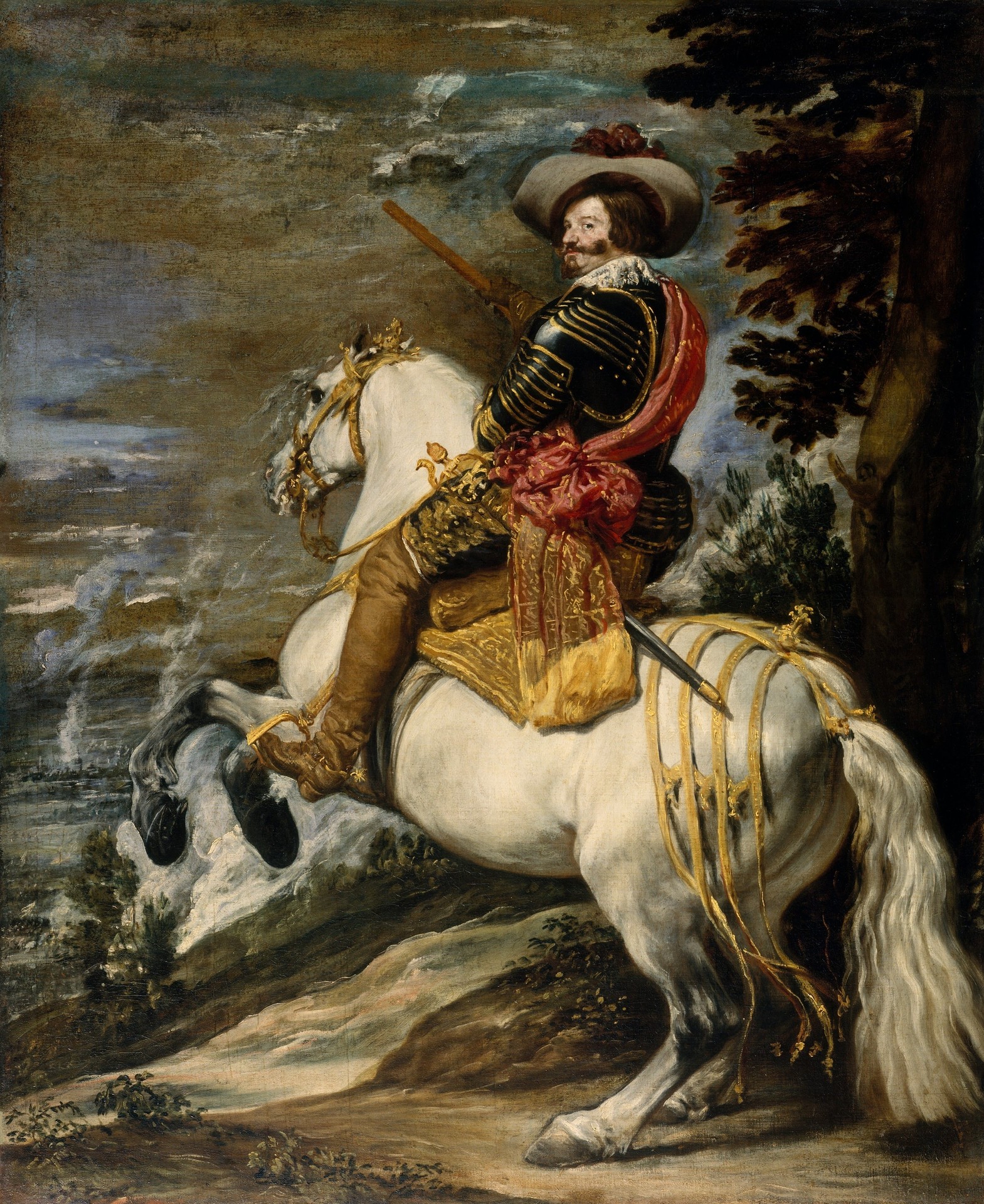 Don Gaspar de Guzmán (1587–1645), Count-Duke of Olivares - by Diego Velázquez