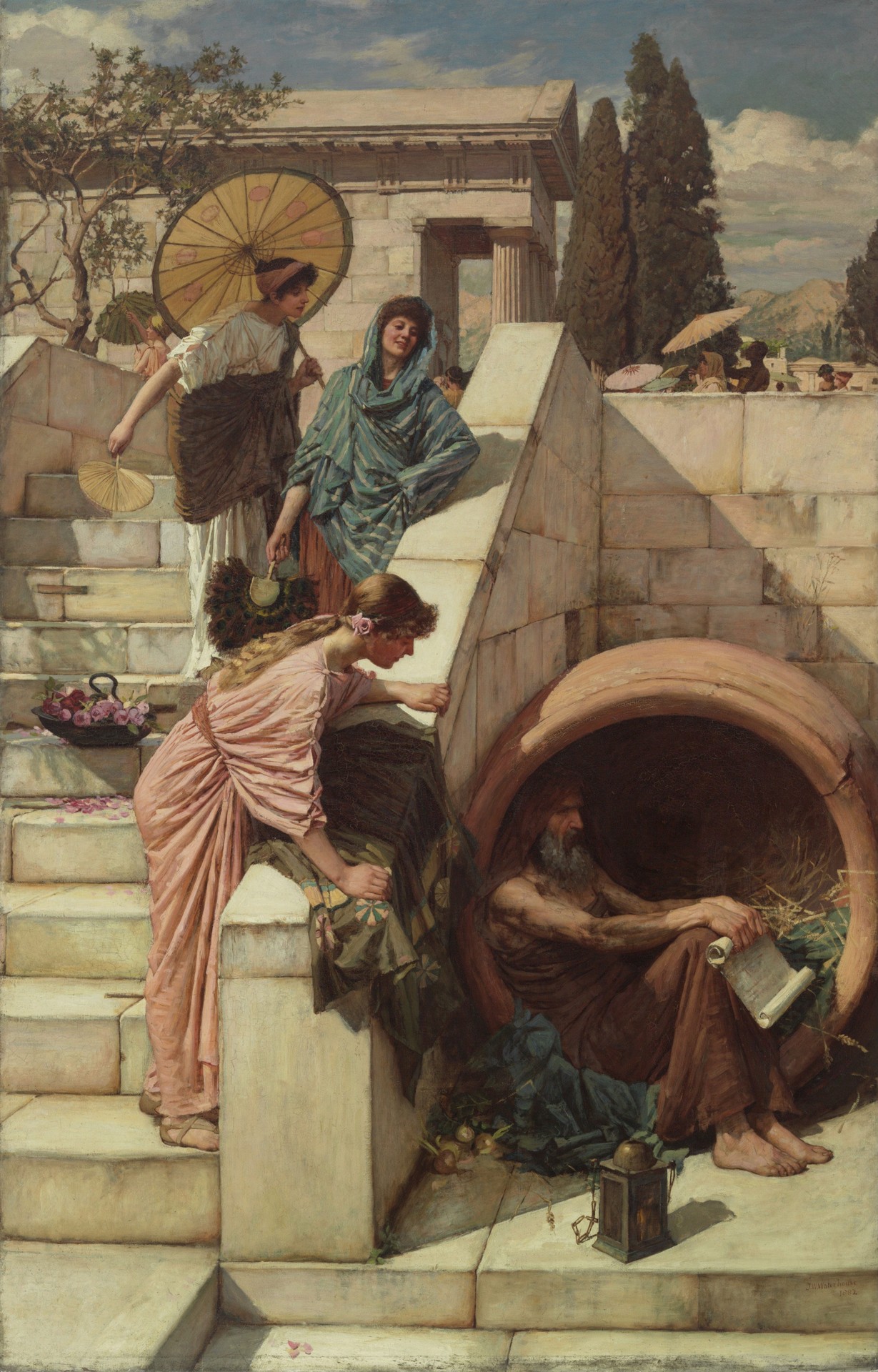 Diogenes - by John William Waterhouse