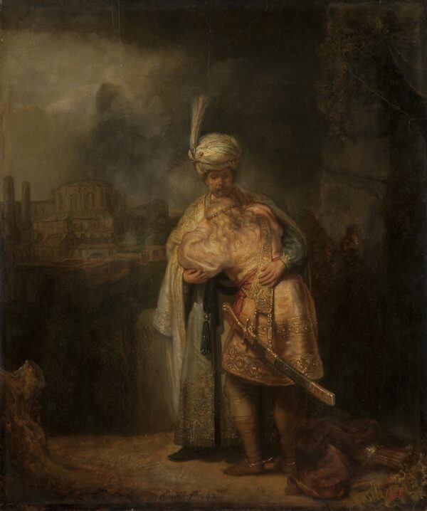 David and Jonathan - by Rembrandt
