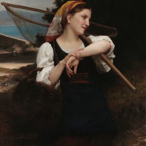 Daughter of Fisherman - by William-Adolphe Bouguereau