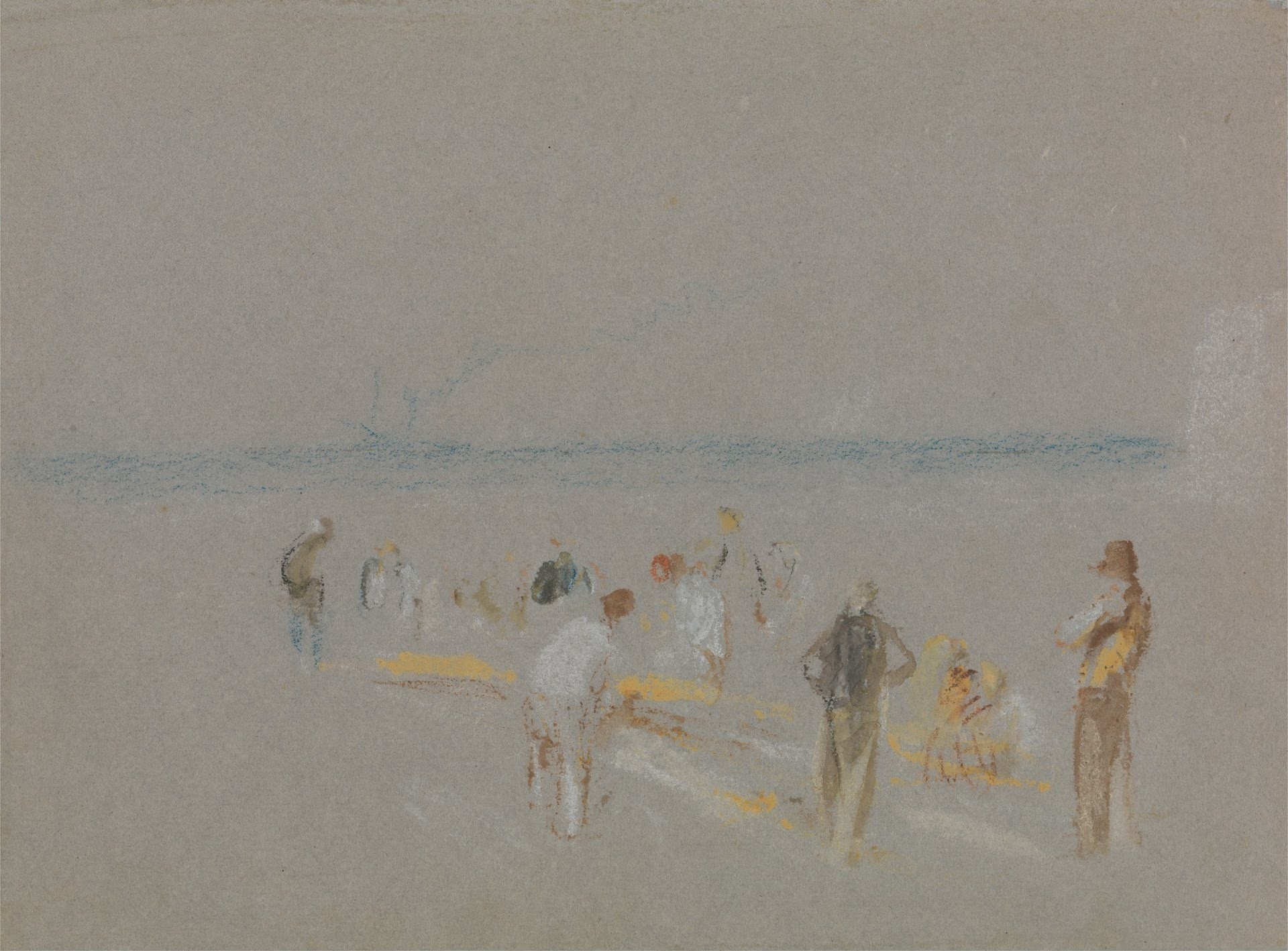 Cricket on the Goodwin Sands - by J. M. W. Turner