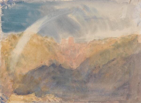 Crichton Castle (Mountainous Landscape with a Rainbow) - by J. M. W. Turner