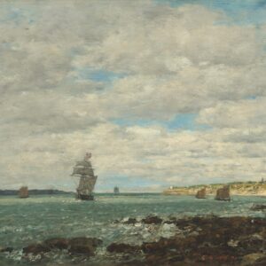 Coast of Brittany - by Eugène Boudin