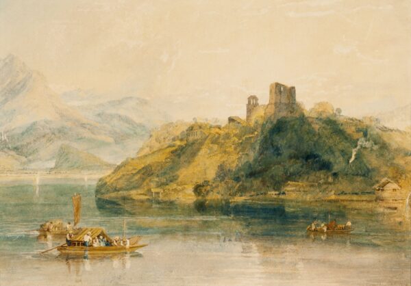 Château de Rinkenberg, on the Lac de Brienz, Switzerland - by J. M. W. Turner