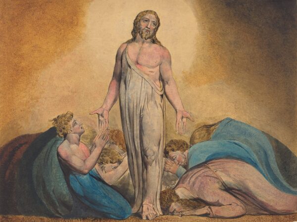 Christ Appearing to His Disciples After the Resurrection - by William Blake