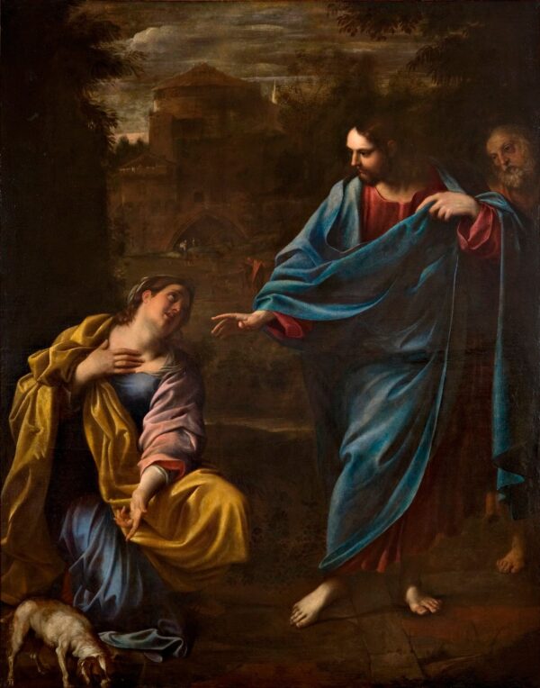 Christ and the Canaanite Woman - by Annibale Carracci