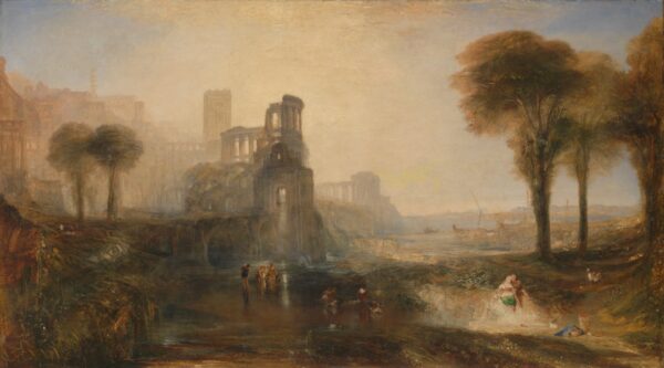 Caligula's Palace and Bridge - by J. M. W. Turner