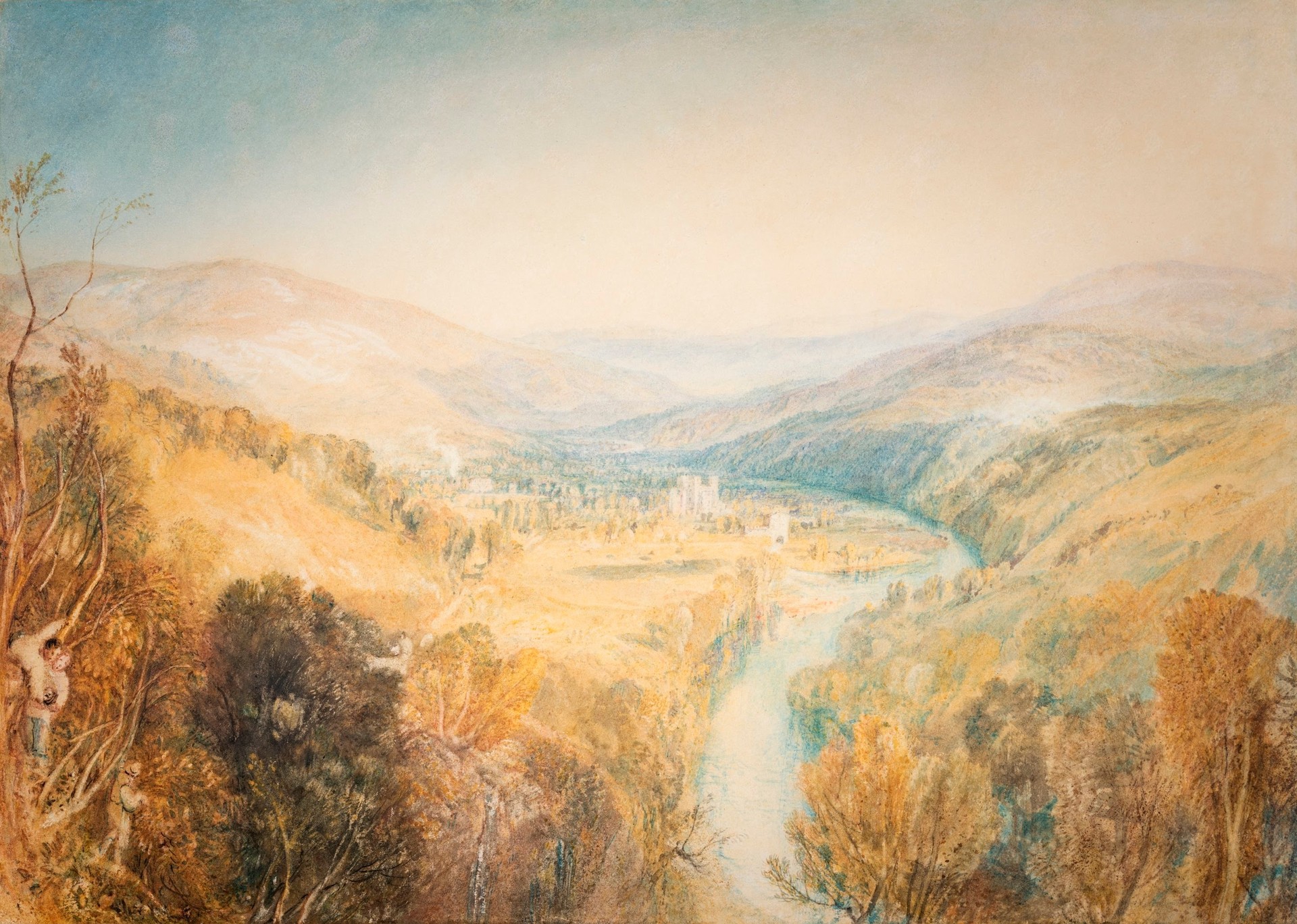 Buckfastleigh Abbey, Devonshire - by J. M. W. Turner