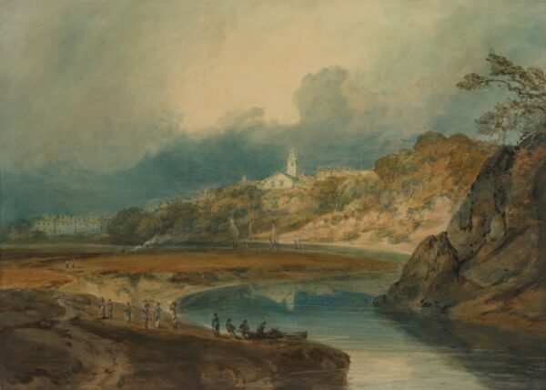 Bridgnorth on the River Severn (Shropshire) - by J. M. W. Turner