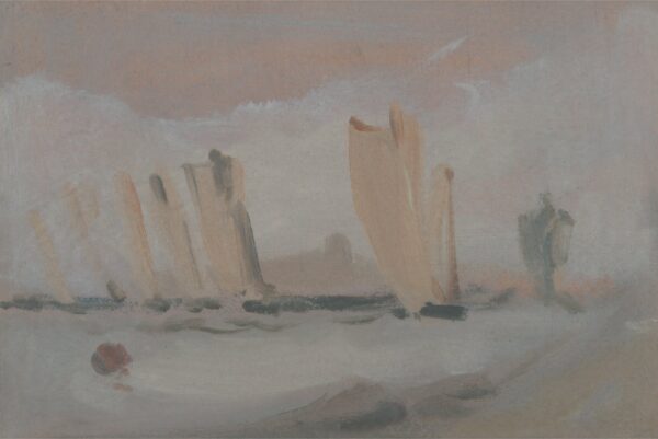 Yacht Racing on the Solent - by J. M. W. Turner