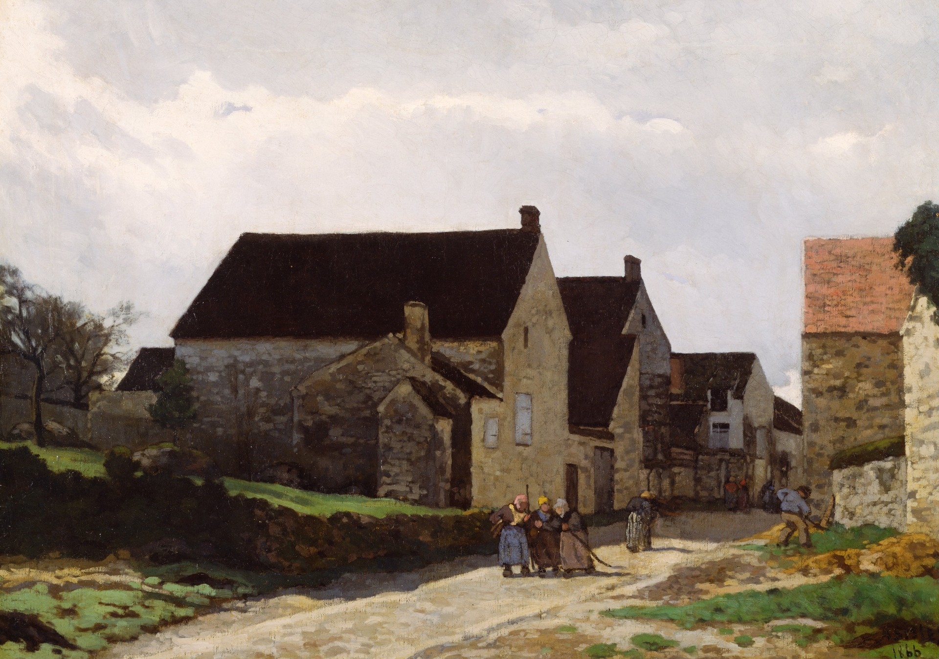 Women Going to the Woods - by Alfred Sisley