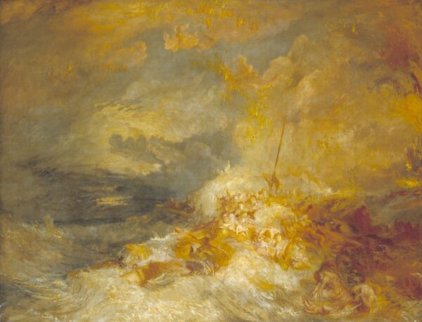 A Disaster at Sea - by J. M. W. Turner