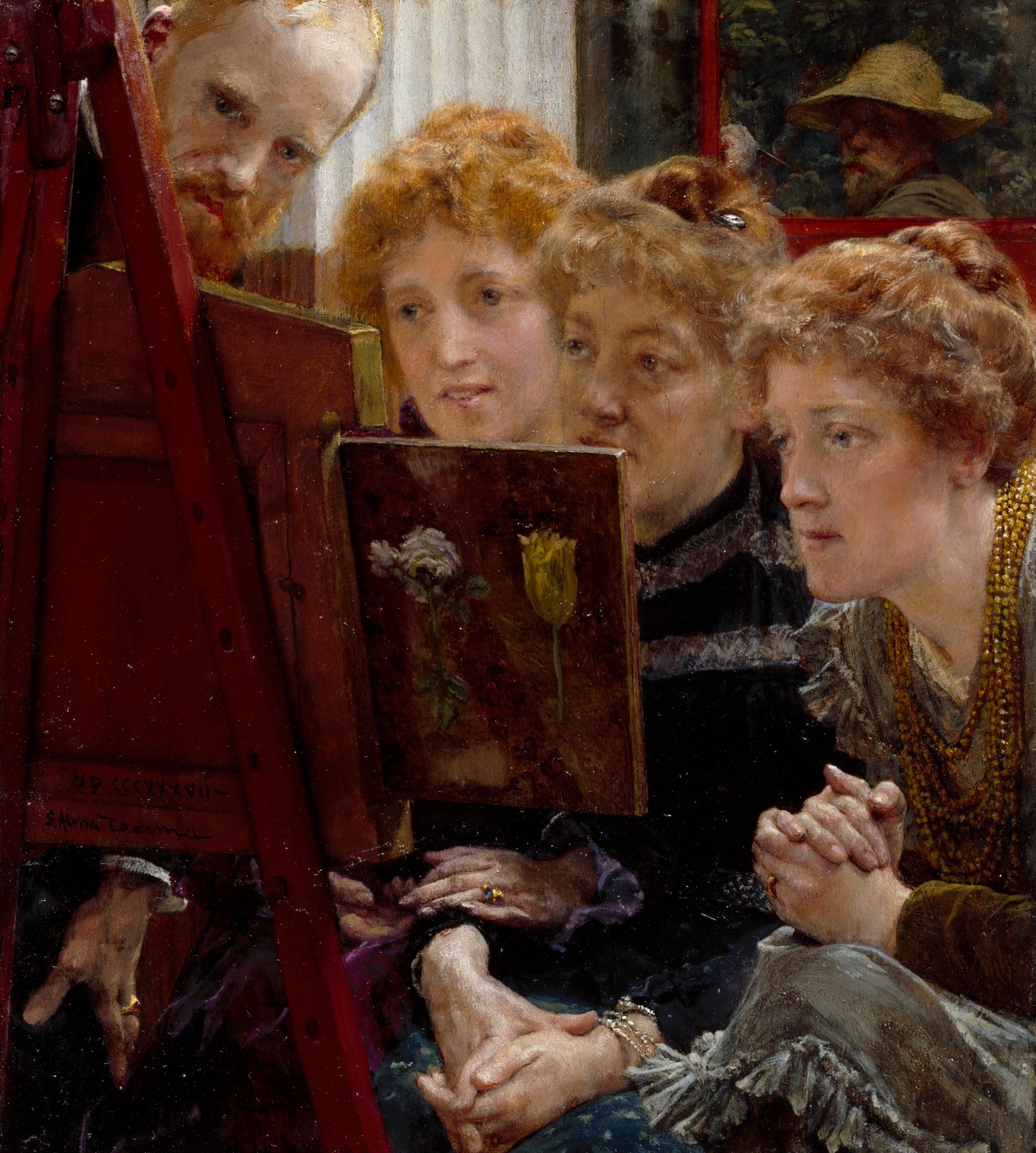A Family Group - by Lawrence Alma-Tadema