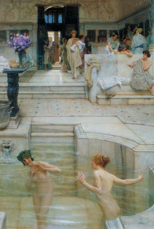 A Favourite Custom - by Lawrence Alma-Tadema