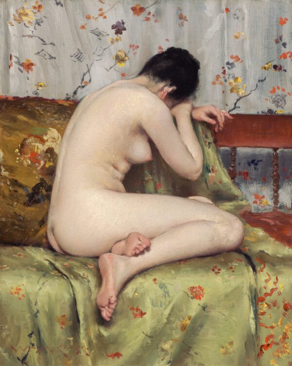 A Modern Magdalen - by William Merritt Chase