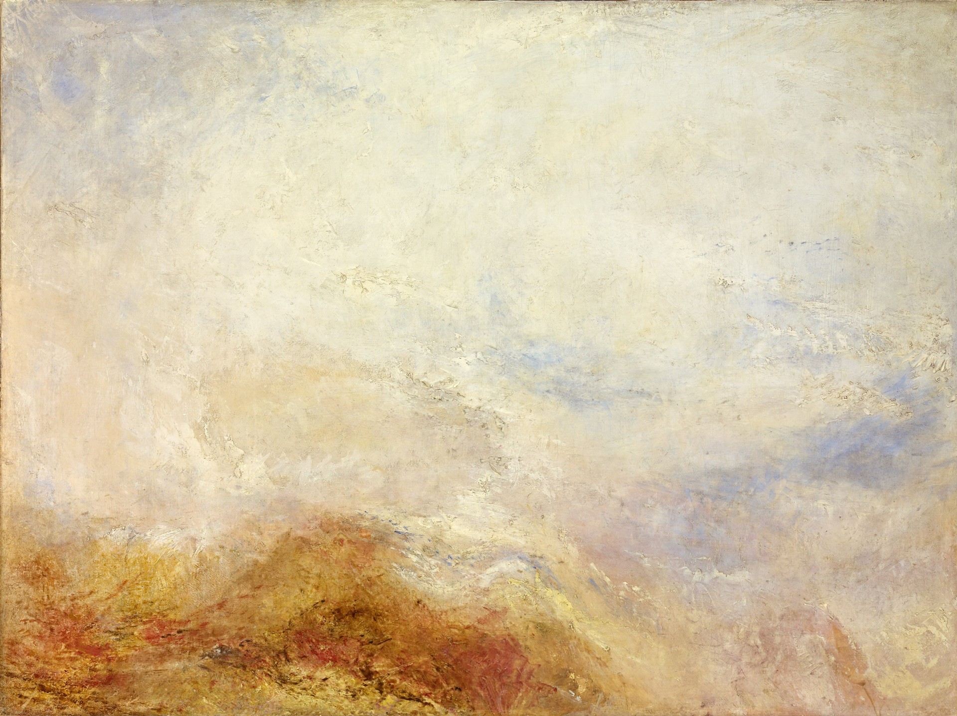 A Mountain Scene, Val d'Aosta - by J. M. W. Turner