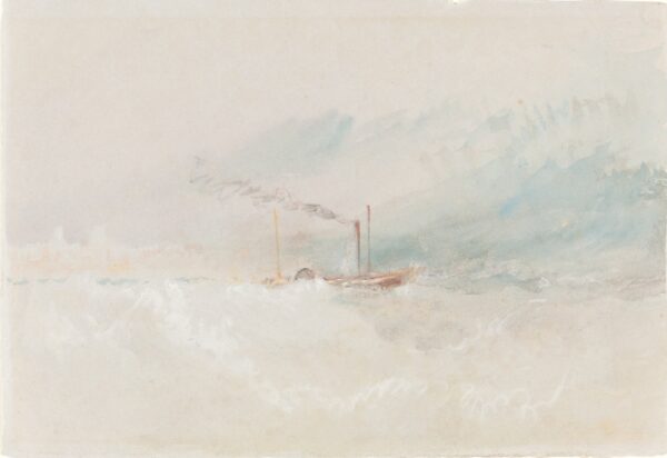 A Packet Boat off Dover - by J. M. W. Turner