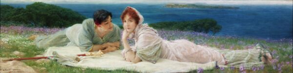 A World of Their Own - by Lawrence Alma-Tadema