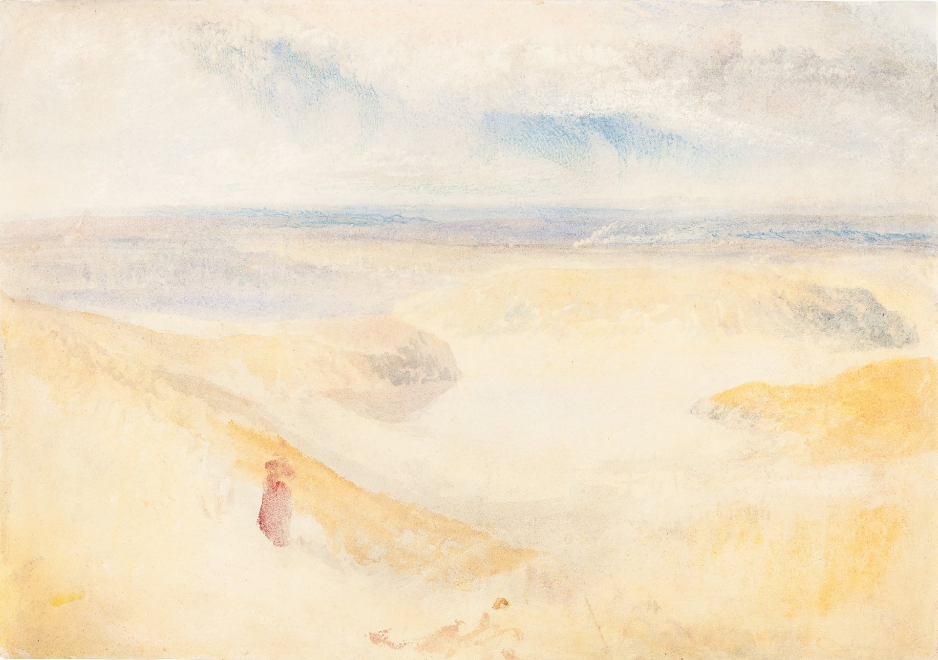 A Yorkshire River - by J. M. W. Turner