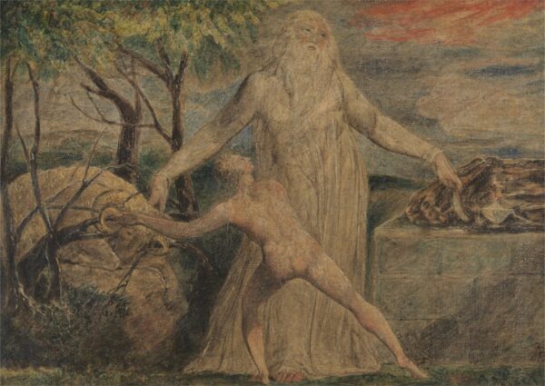 Abraham and Isaac - by William Blake