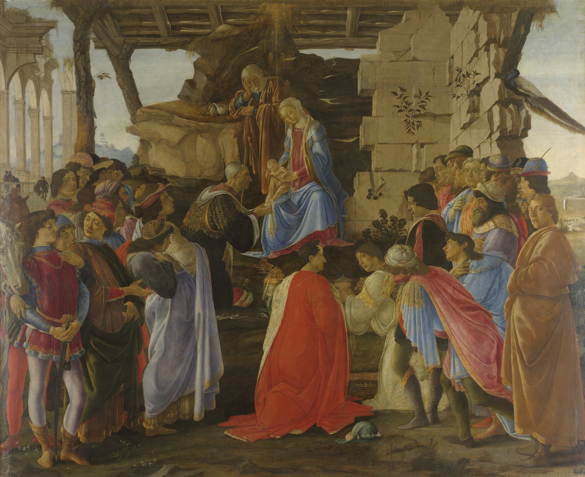 Adoration of the Magi - by Sandro Botticelli