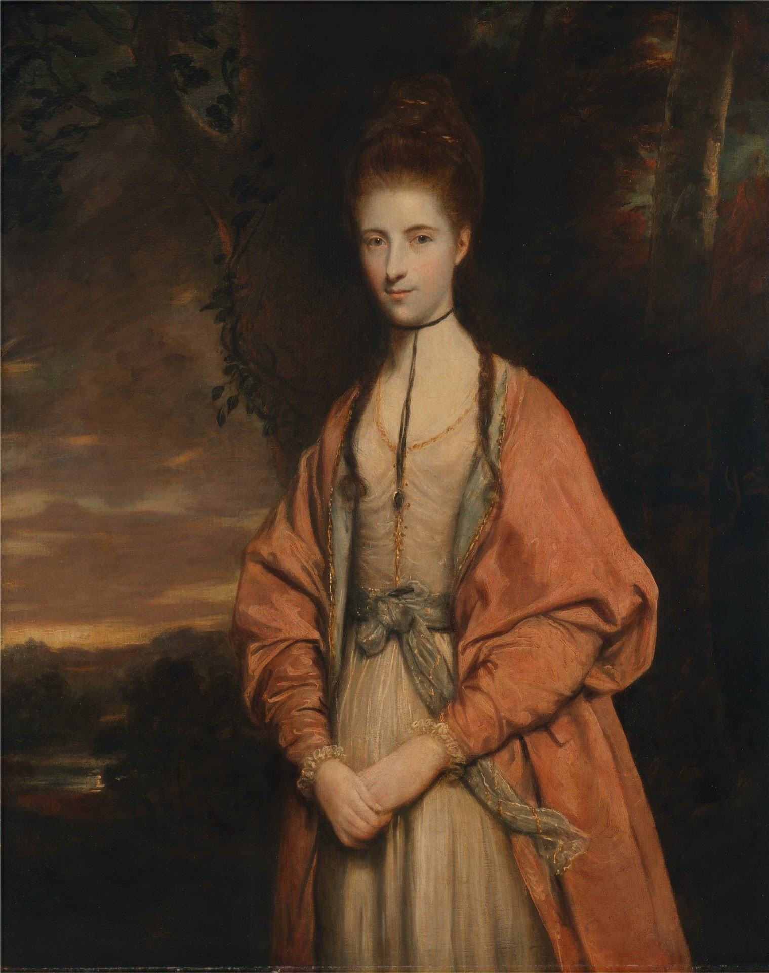 Anne Seymour Damer - by Joshua Reynolds
