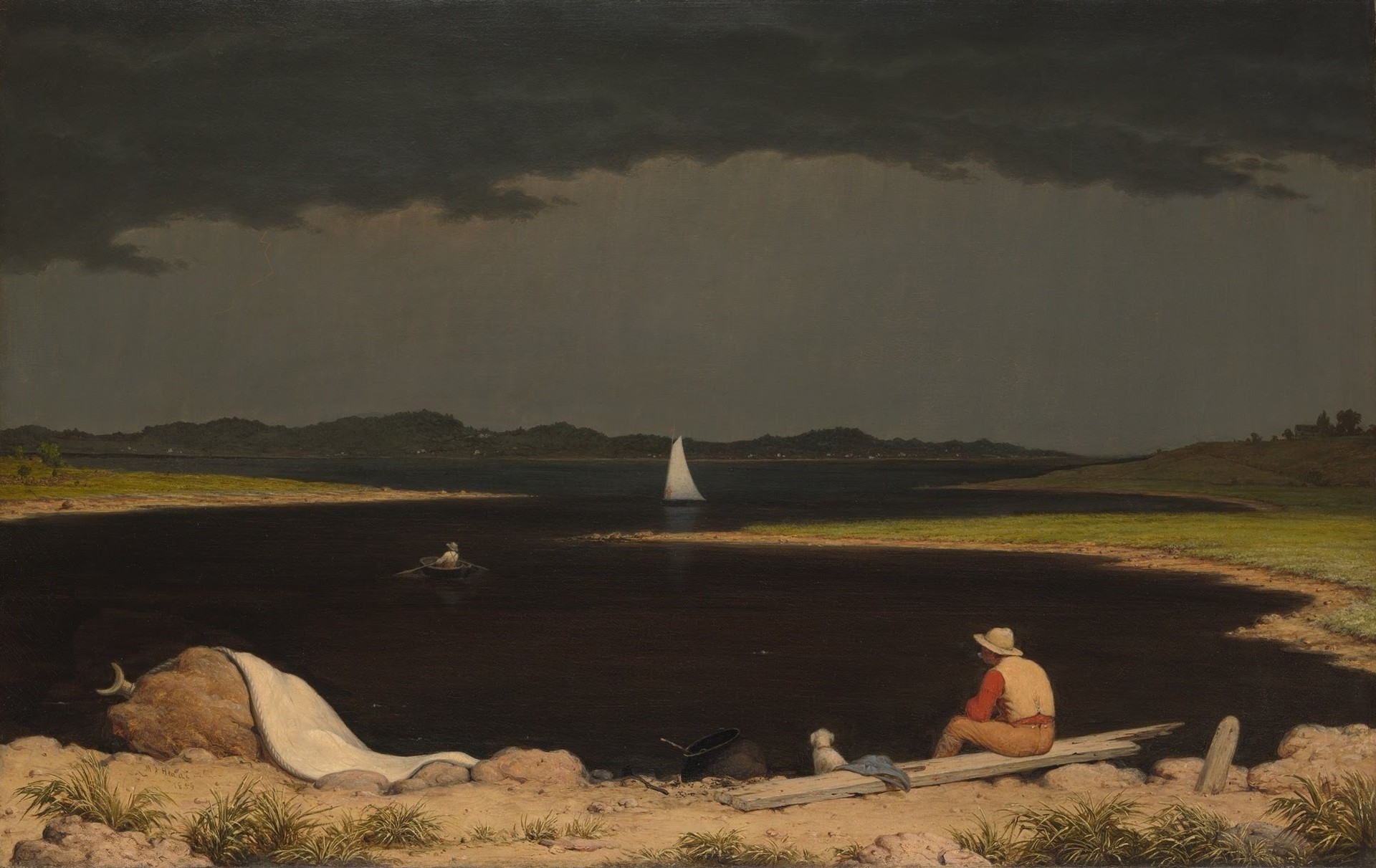 Approaching Thunder Storm - by Martin Johnson Heade