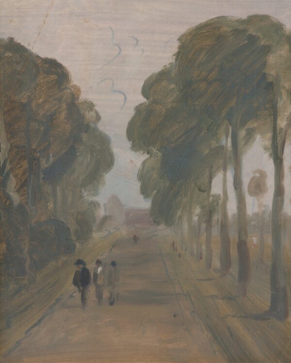 Avenue with Figures - by J. M. W. Turner