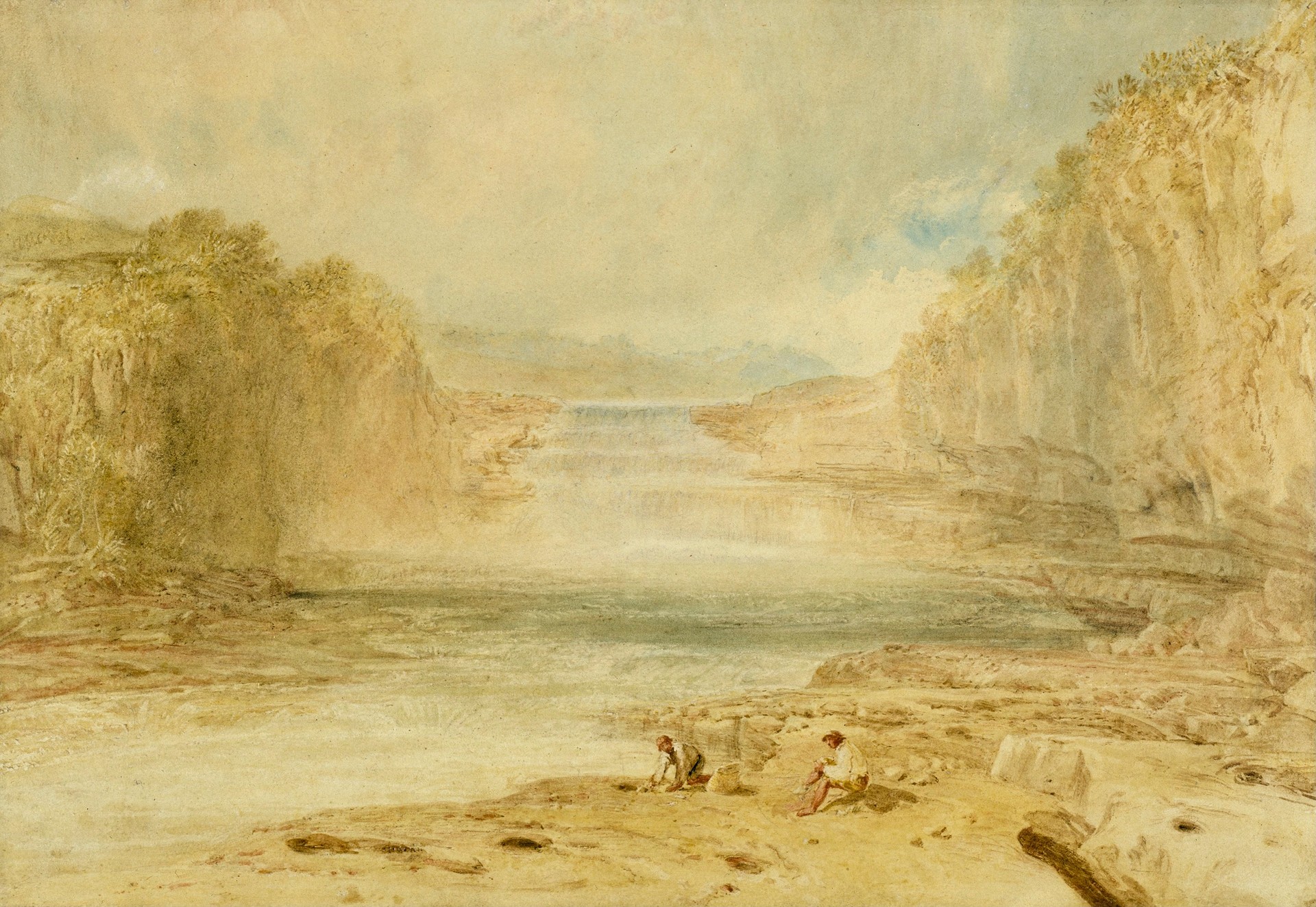 Aysgarth Force, Richmondshire - by J. M. W. Turner