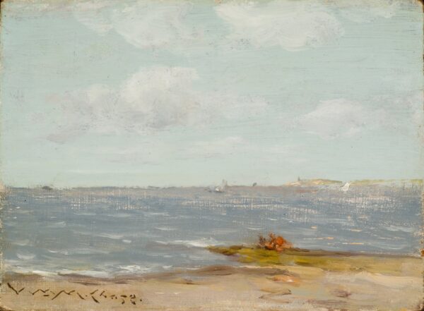 Beach at Shinnecock - by William Merritt Chase