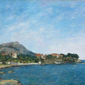 Beaulieu: The Bay of Fourmis - by Eugène Boudin