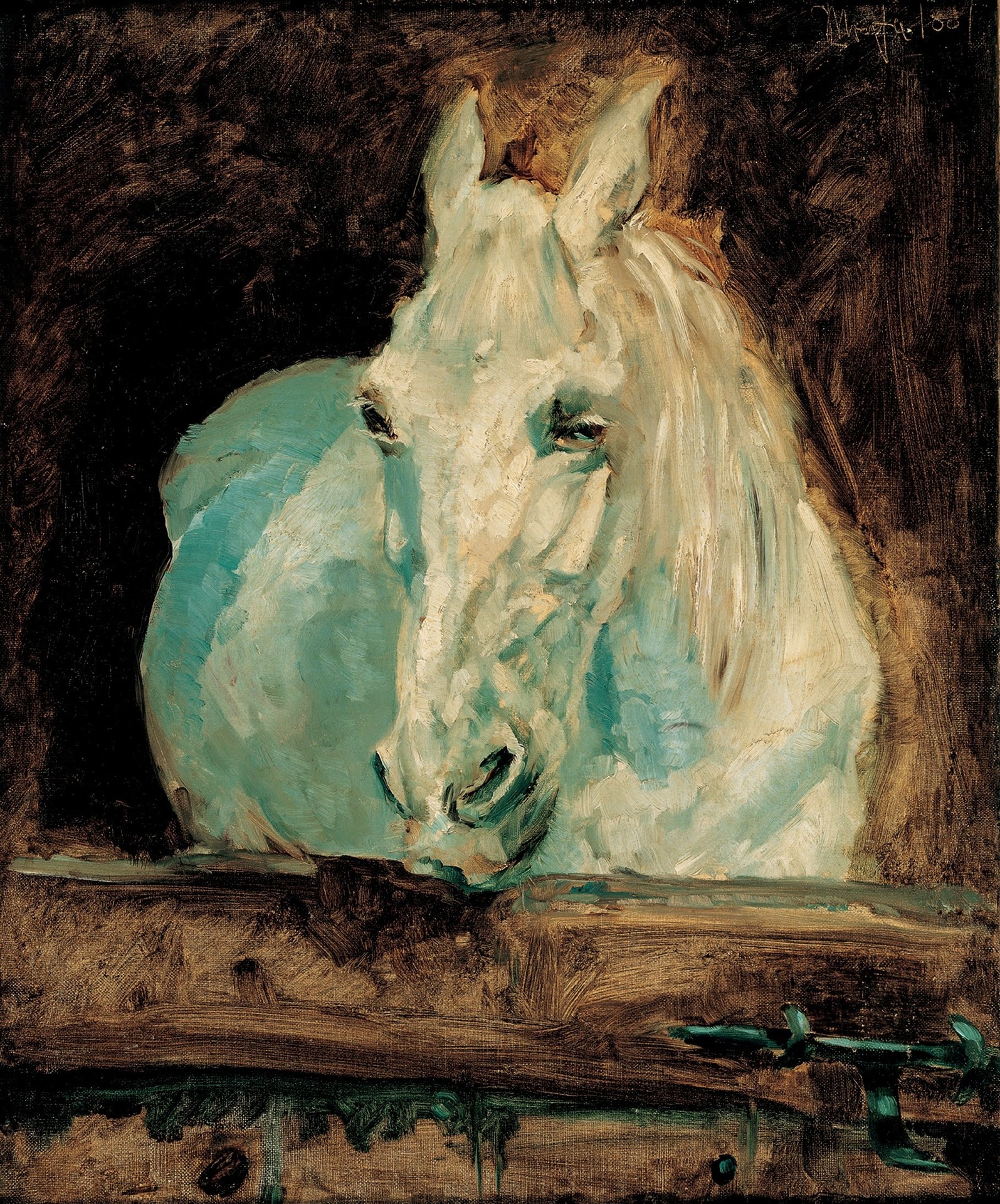The White Horse "Gazelle", 1881 - by Henri de Toulouse-Lautrec