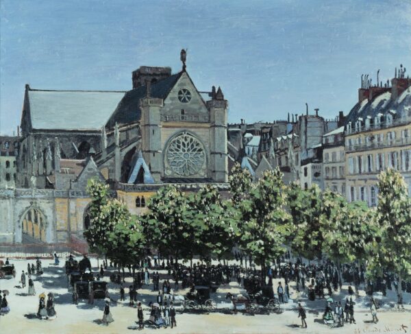 St. Germain l'Auxerrois - by Claude Monet