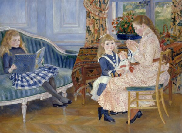 Children's Afternoon at Wargemont - by Pierre-Auguste Renoir