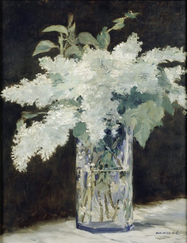 White Lilac - by Édouard Manet