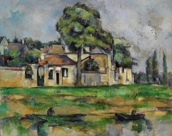 Banks of the Marne - by Paul Cézanne
