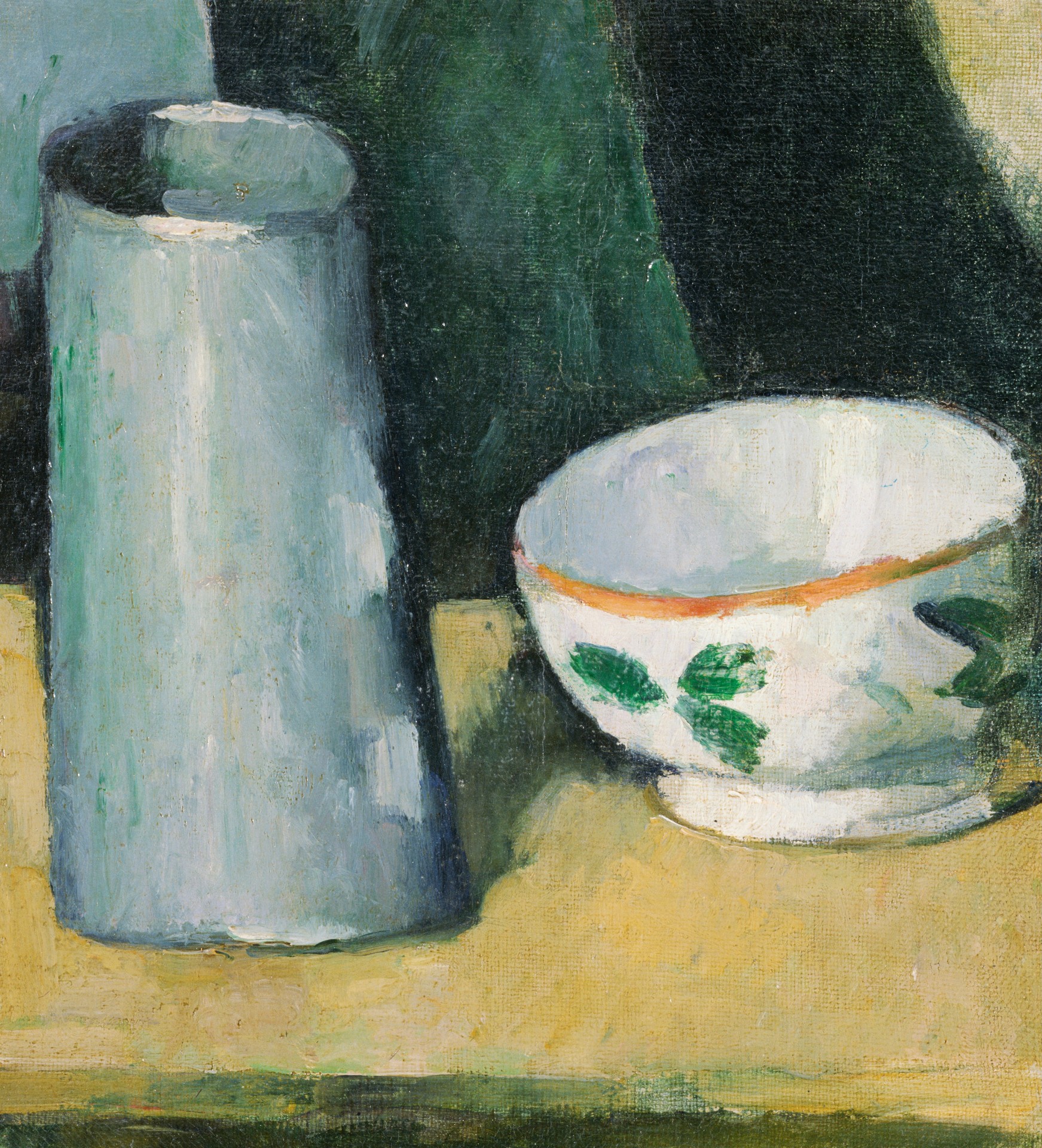Bowl and Milk-Jug - by Paul Cézanne