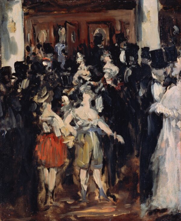 Masked Ball at the Opera - by Édouard Manet