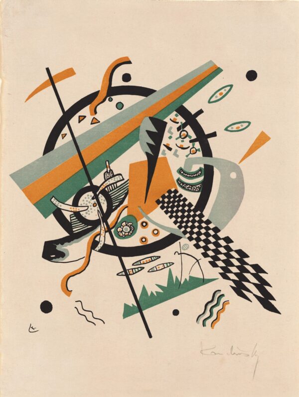 Small Worlds IV - by Wassily Kandinsky
