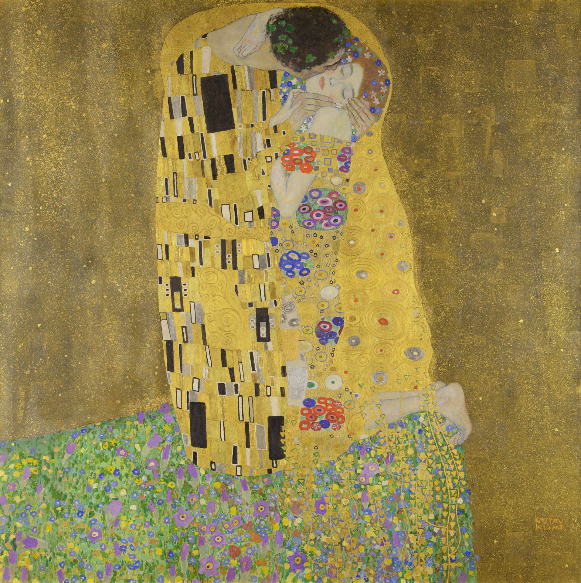 The Kiss - by Gustav Klimt