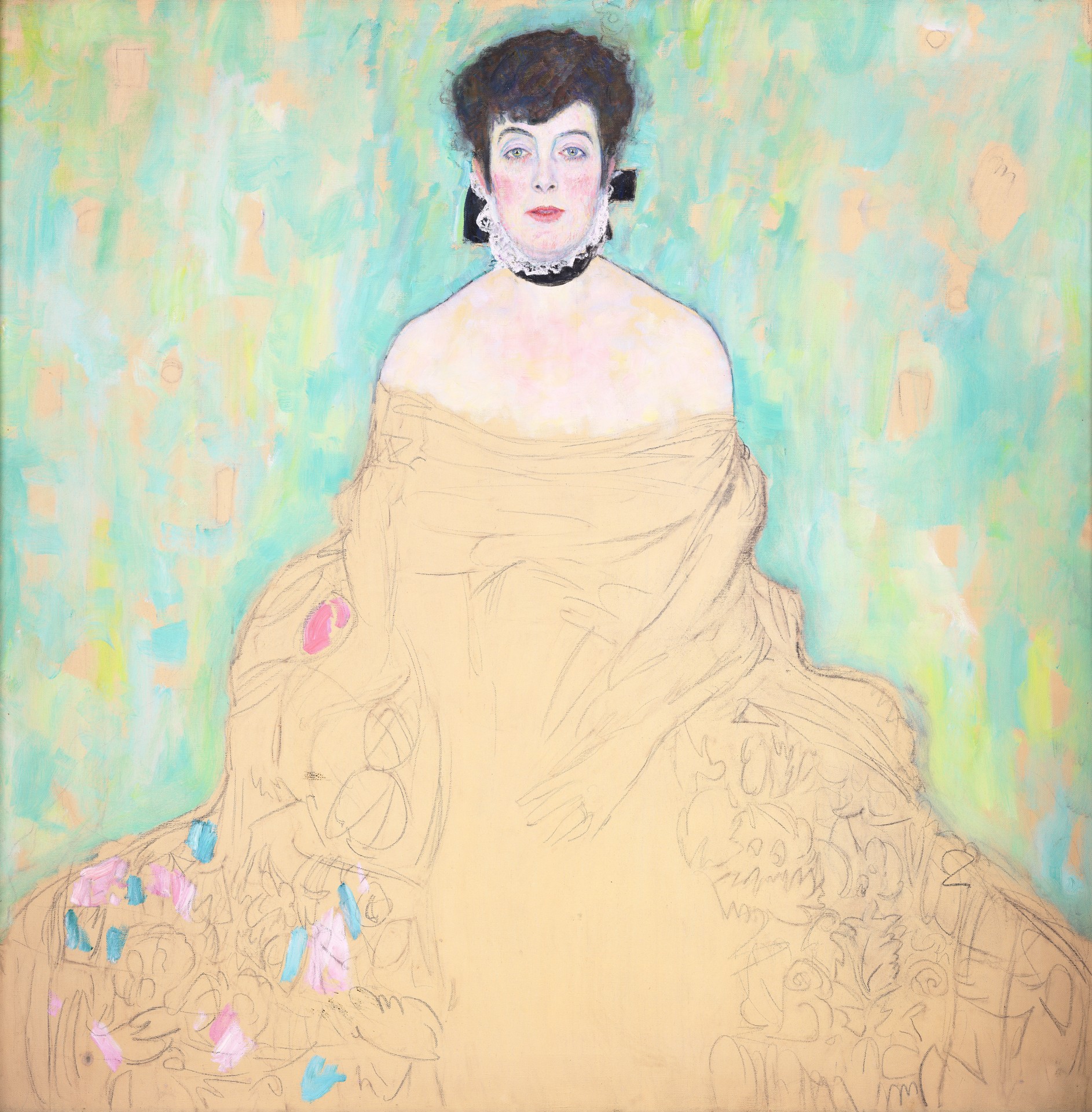 Amalie Zuckerkandl - by Gustav Klimt