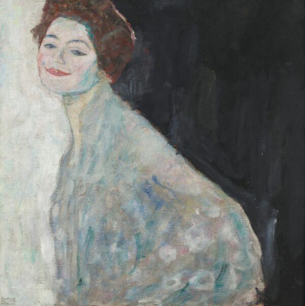 Lady in White - by Gustav Klimt