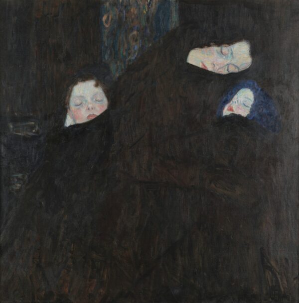 Mother with Two Children (Family) - by Gustav Klimt