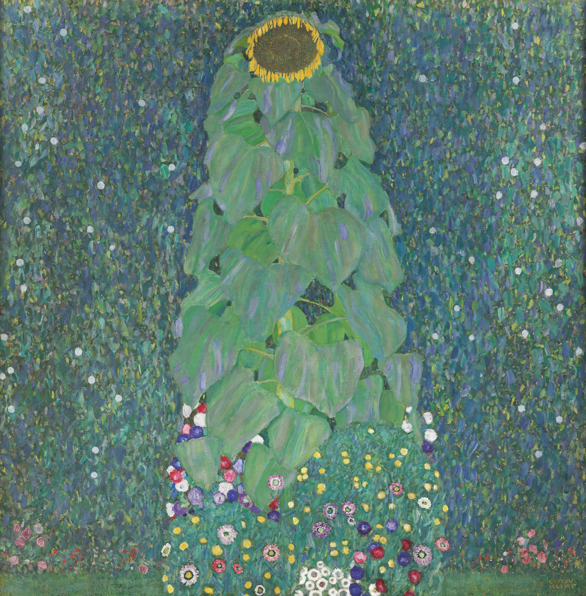 Sunflower - by Gustav Klimt