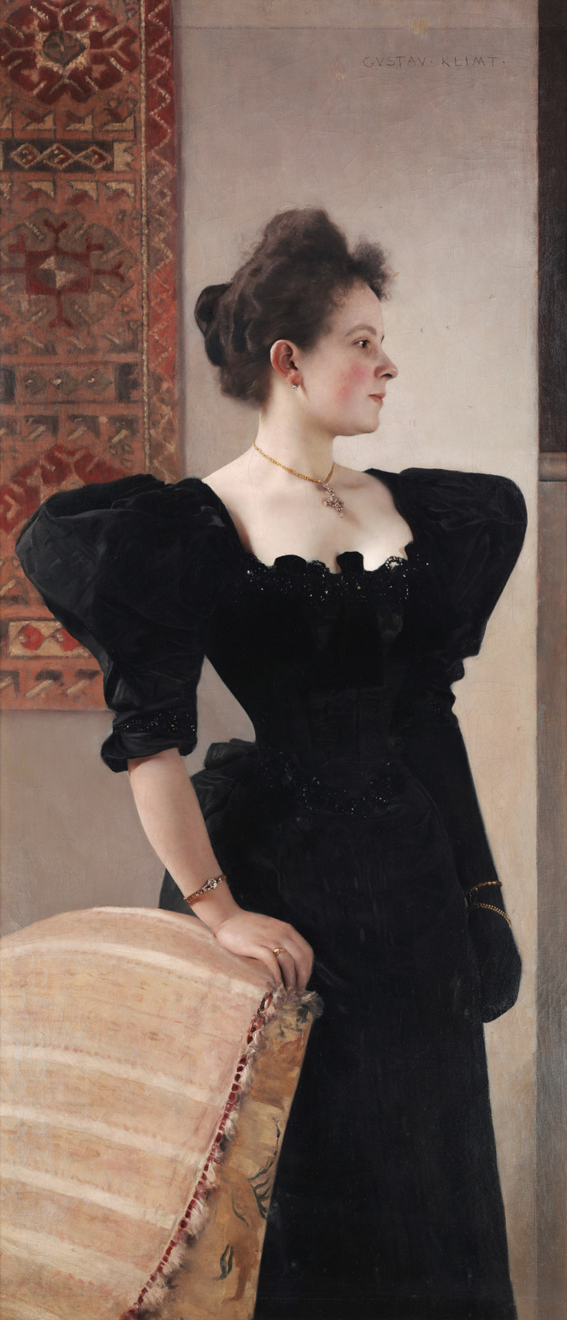 Portrait of a lady - by Gustav Klimt