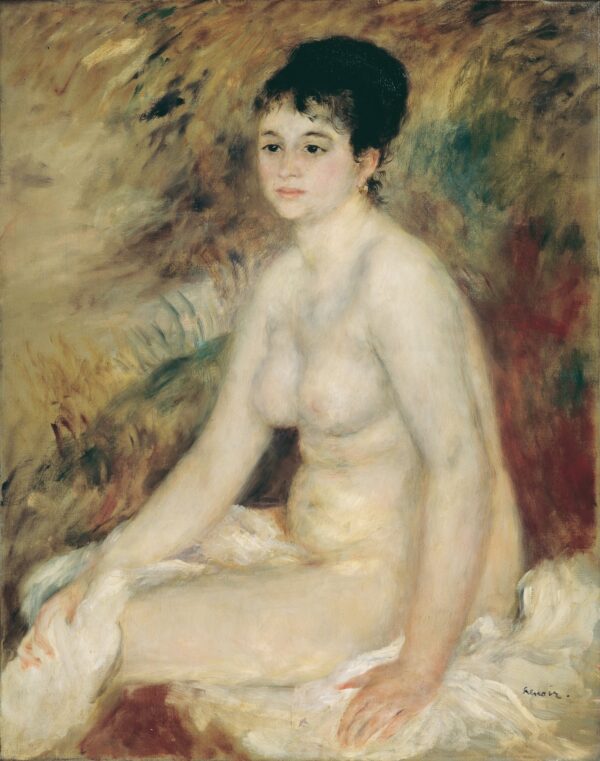After the Bath - by Pierre-Auguste Renoir