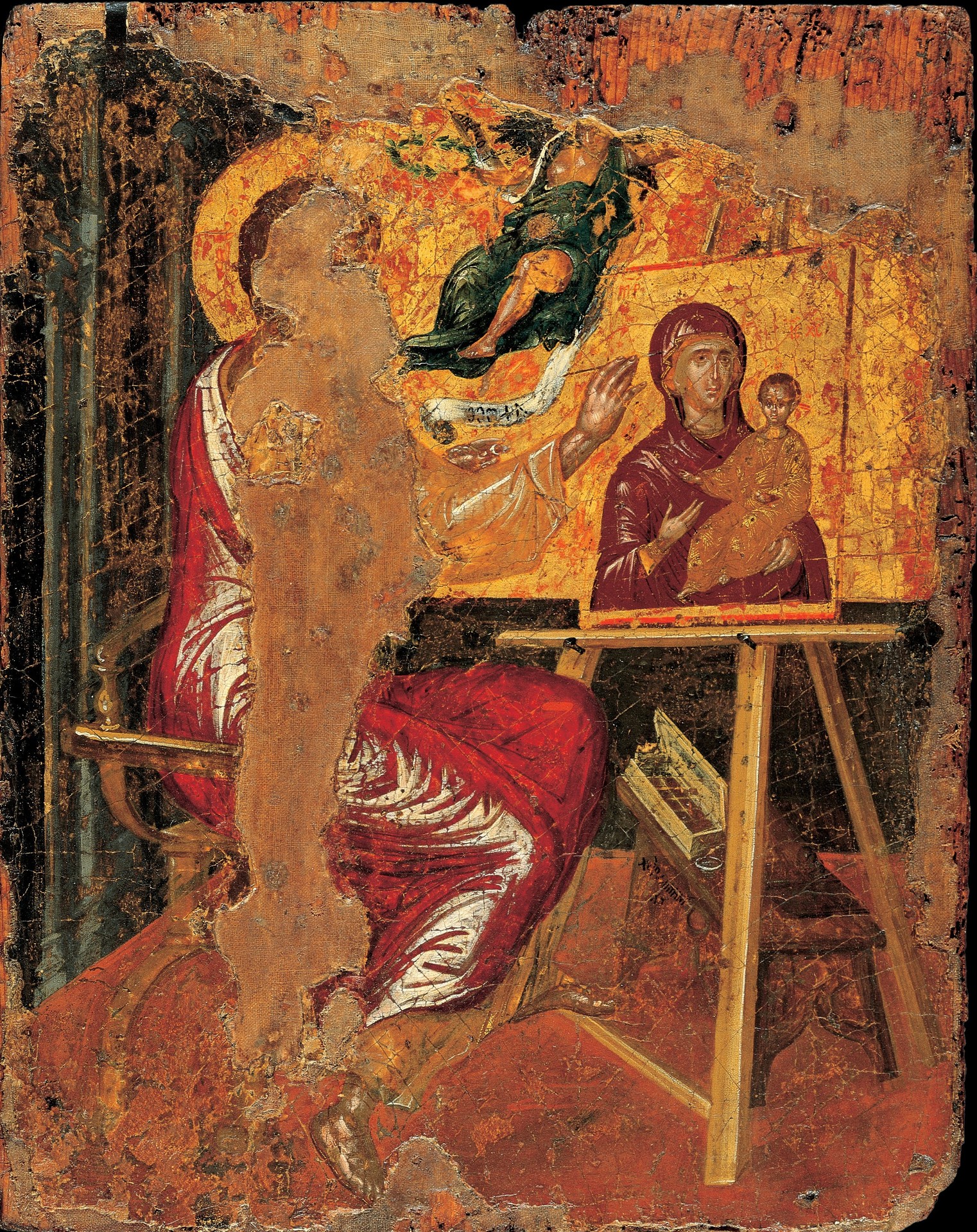 St Luke Painting the Virgin - by El Greco